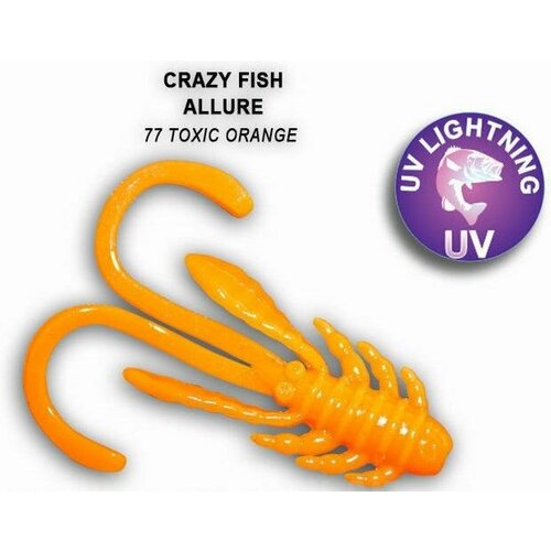 Мягкие приманки Crazy Fish ALLURE 1.6 Кальмар # 77 (8шт)