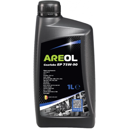 Трансмиссионное масло AREOL Gearlube EP 75W-90, 1л