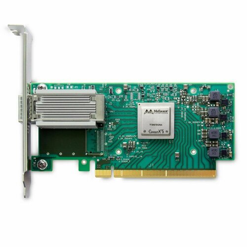 Сетевой адаптер Mellanox MCX515A-CCAT ConnectX-5 EN network interface card, 100GbE single-port QSFP28, PCIe3.0 x16, tall bracket, RTL {20} (480375)