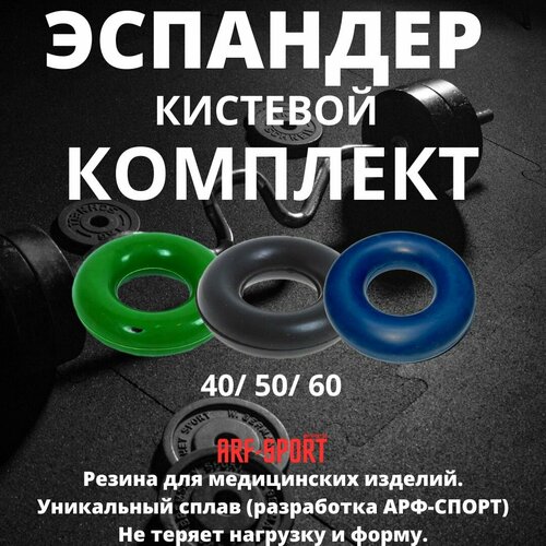 Эспандер кистевой комплект 40,50,60