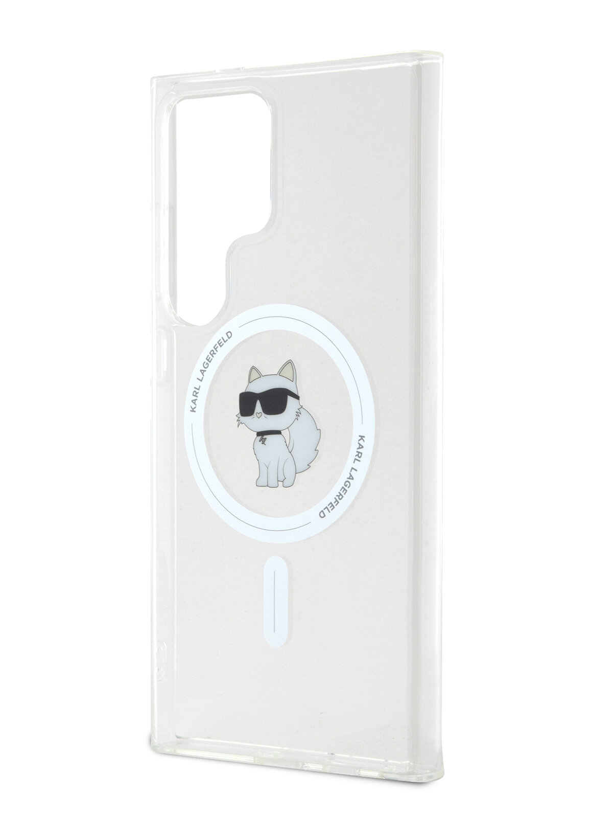 Lagerfeld для Galaxy S24 Ultra чехол PC/TPU NFT Choupette Hard Transparent (MagSafe)