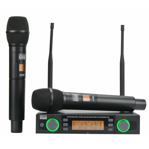 Xline MD-272A - Радиосистема двухканальная c двумя ручными передатчиками 2 канала по 10 фикс част 1266600₽