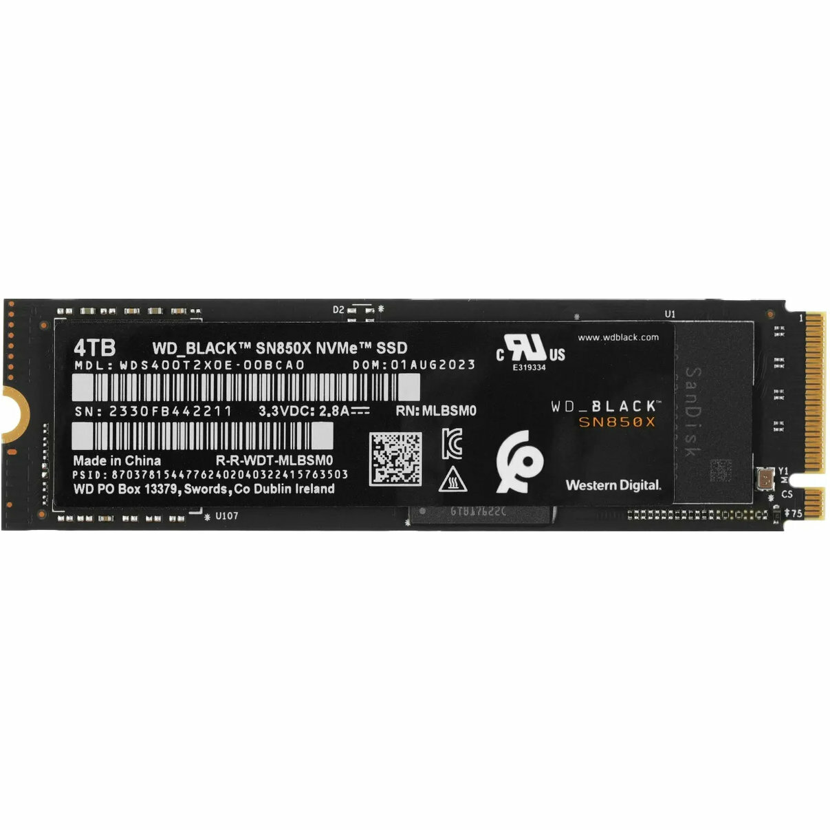 Твердотельный накопитель WD WDS400T2X0E - фото №18