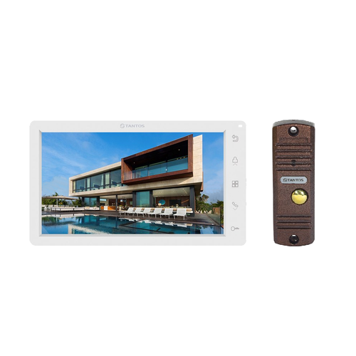 Комплект HD видеодомофона Amelie HD SE kit (White) вызывная панель цветного домофона j2000 df мегатрон pal