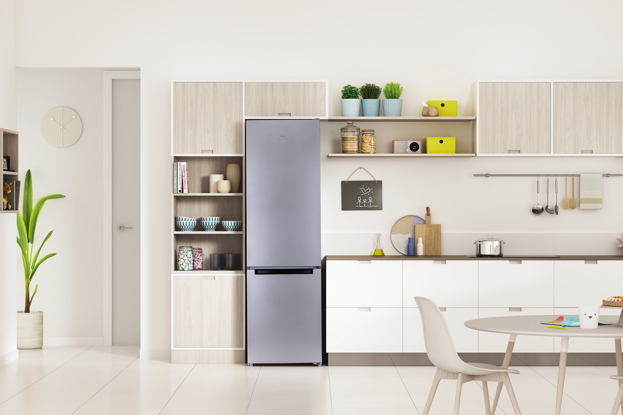 Двухкамерный холодильник Indesit DS 4200 G, серебристый - фотография № 2