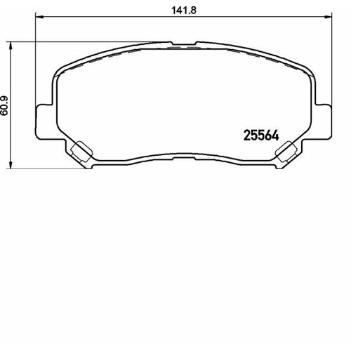 Колодки тормозные передние HSB GOLD HP5295