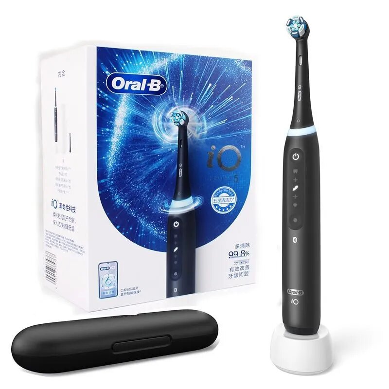 Электрическая зубная щетка Oral-B iO 5 (Matte Black)