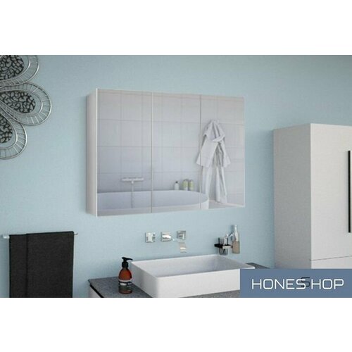 Зеркало для ванной Лазара ЛДСП белый 58х12х60 20397₽