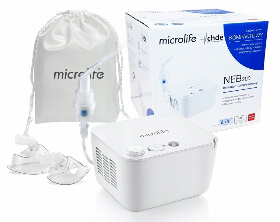 Компрессорный небулайзер Microlife NEB 200 для всей семьи белый