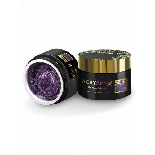 Акригель для ногтей 9 Free ACRYDUST-X Purple Island, 50 мл.