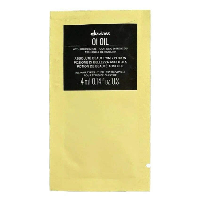 Davines OI Oil Absolute Beautifying Potion Масло для абсолютной красоты волос, 4 мл