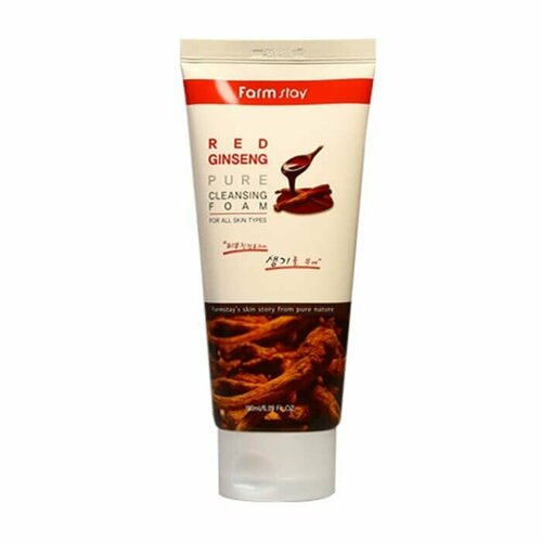 3W Clinic Пенка для умывания Red Ginseng Cleansing Foam, с женьшенем, 100 мл, 2 шт.