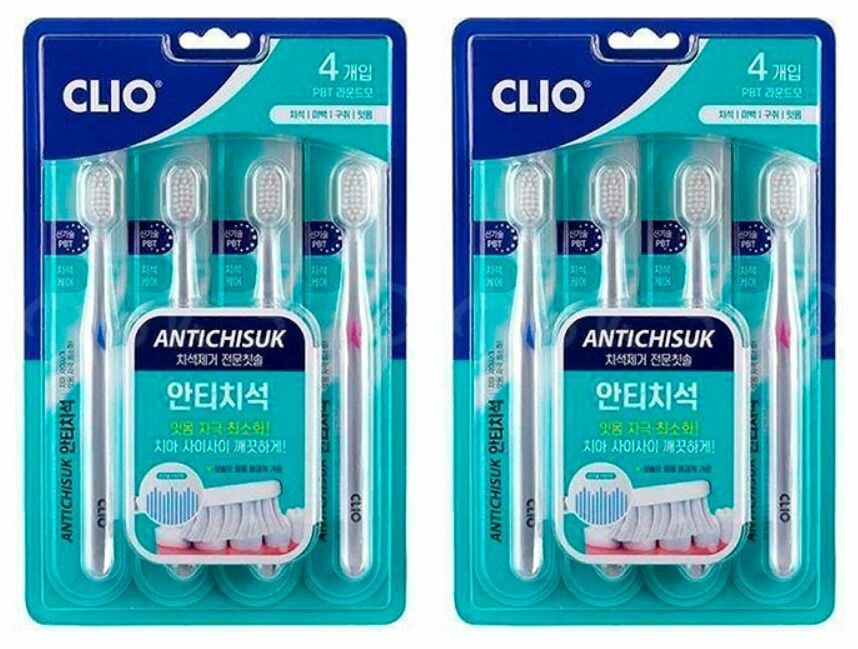 Clio Набор щеток зубных Antichisuk New MLR Toothbrush (5 шт), 2 уп