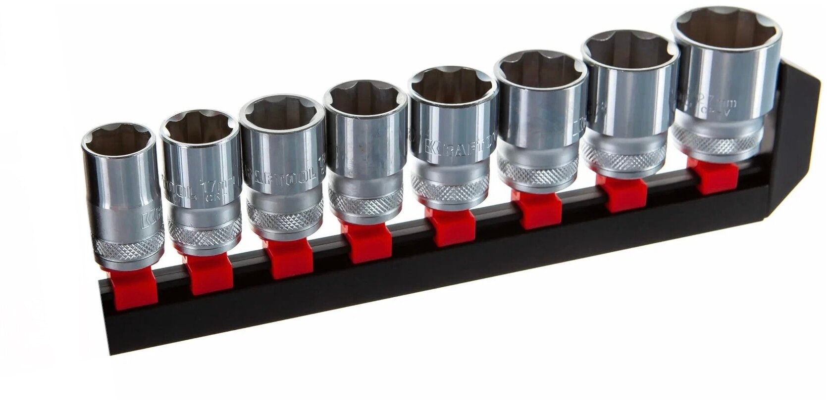 Набор Торцевые головки "SUPER LOCK" 1/2" 16-27мм 8 предметов Stayer 27864-H8