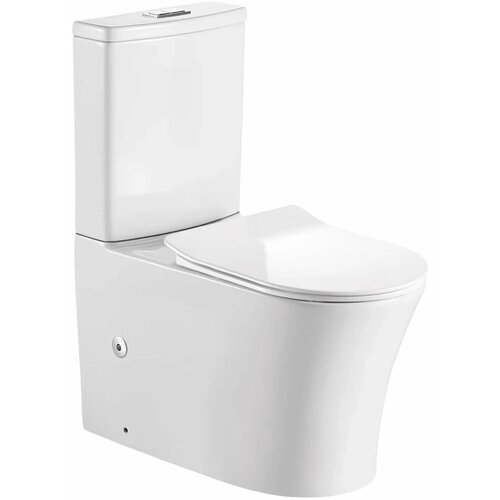 Унитаз-компакт безободковый с сиденьем микролифт Orange C07-050W