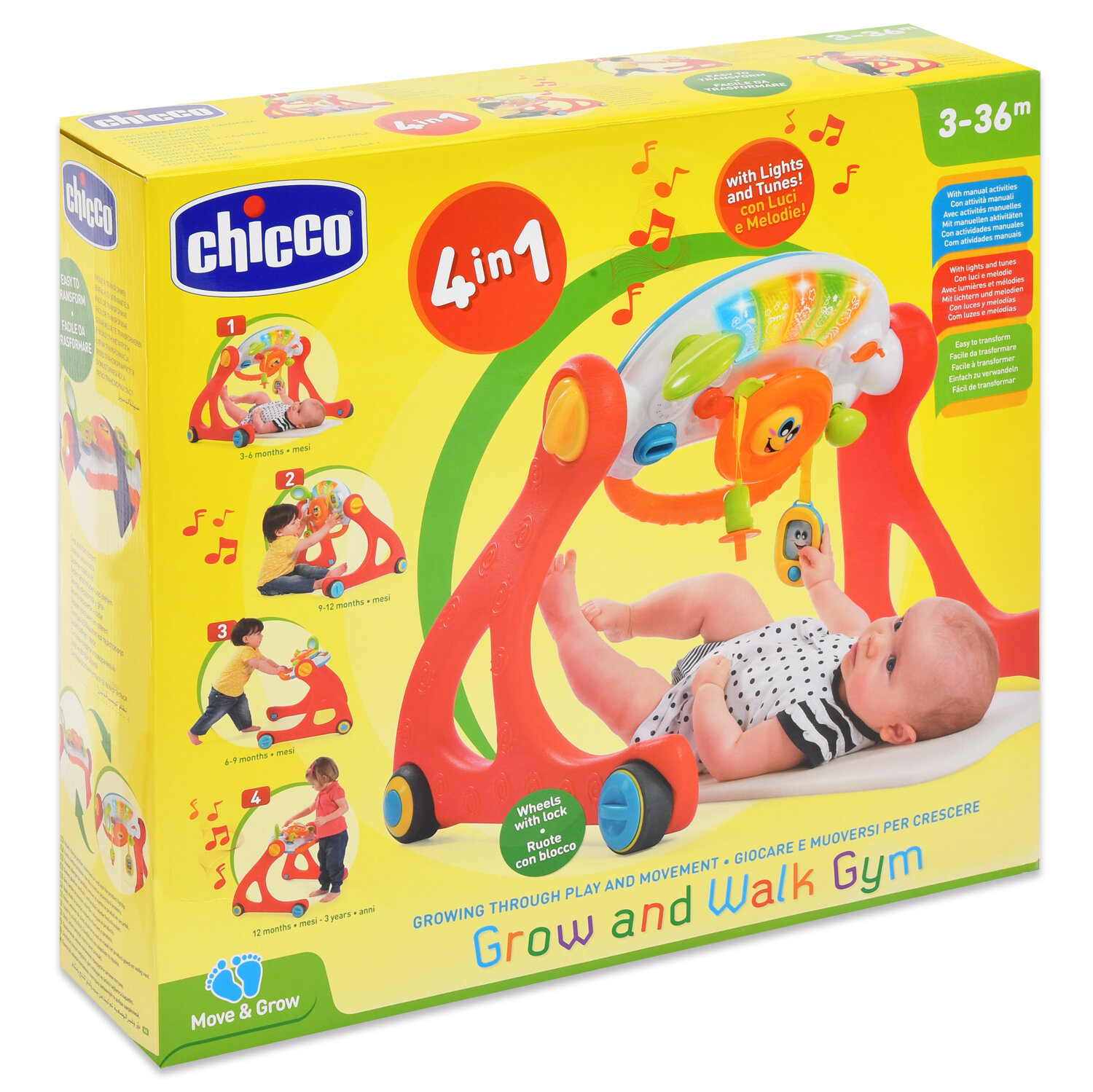 Развивающий игровой центр Chicco 4 в 1 Grow and Walk (09335.00) - фото №18