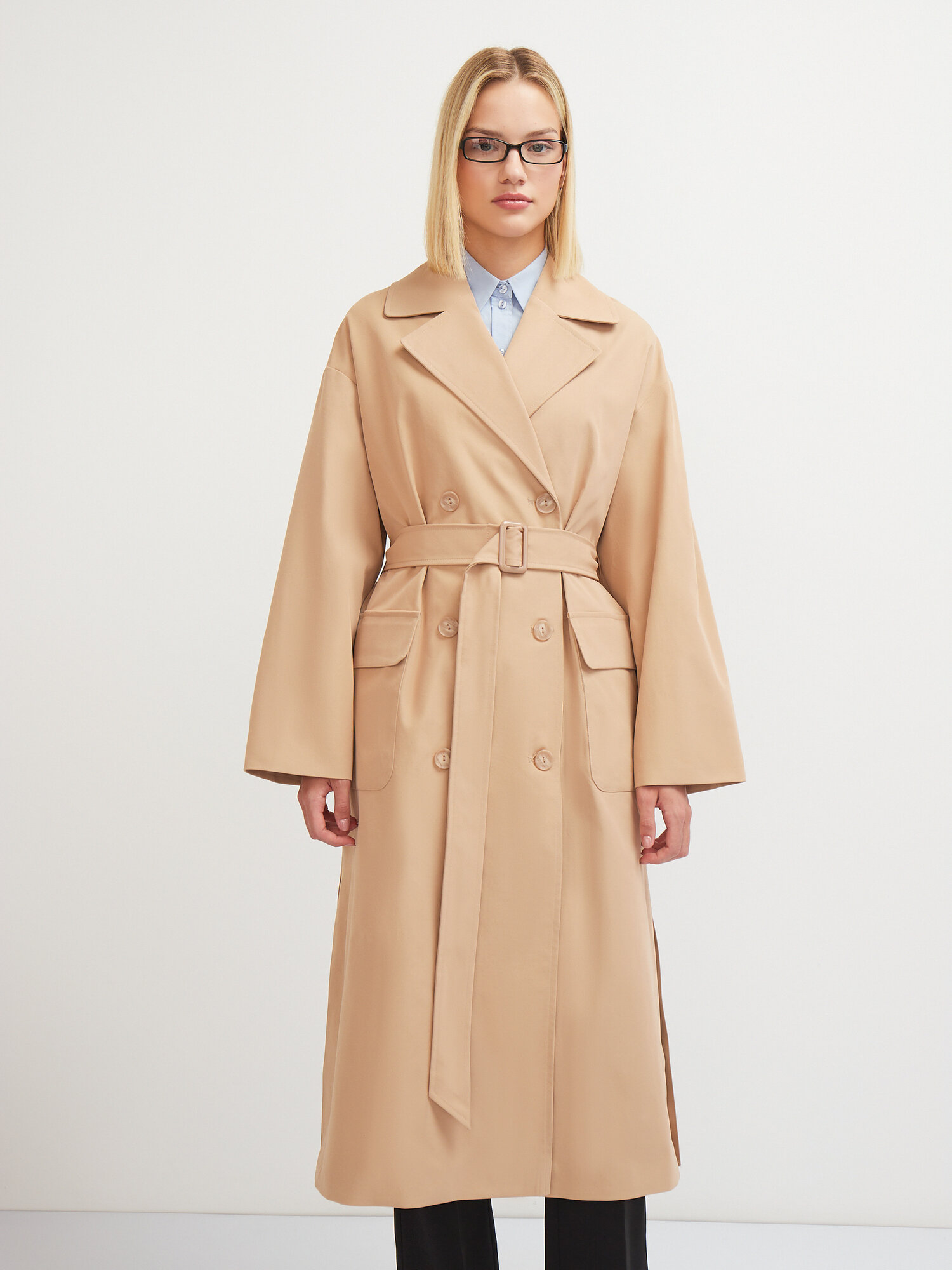 Тренчкот Vittoria Vicci, размер XL, бежевый — фото 1