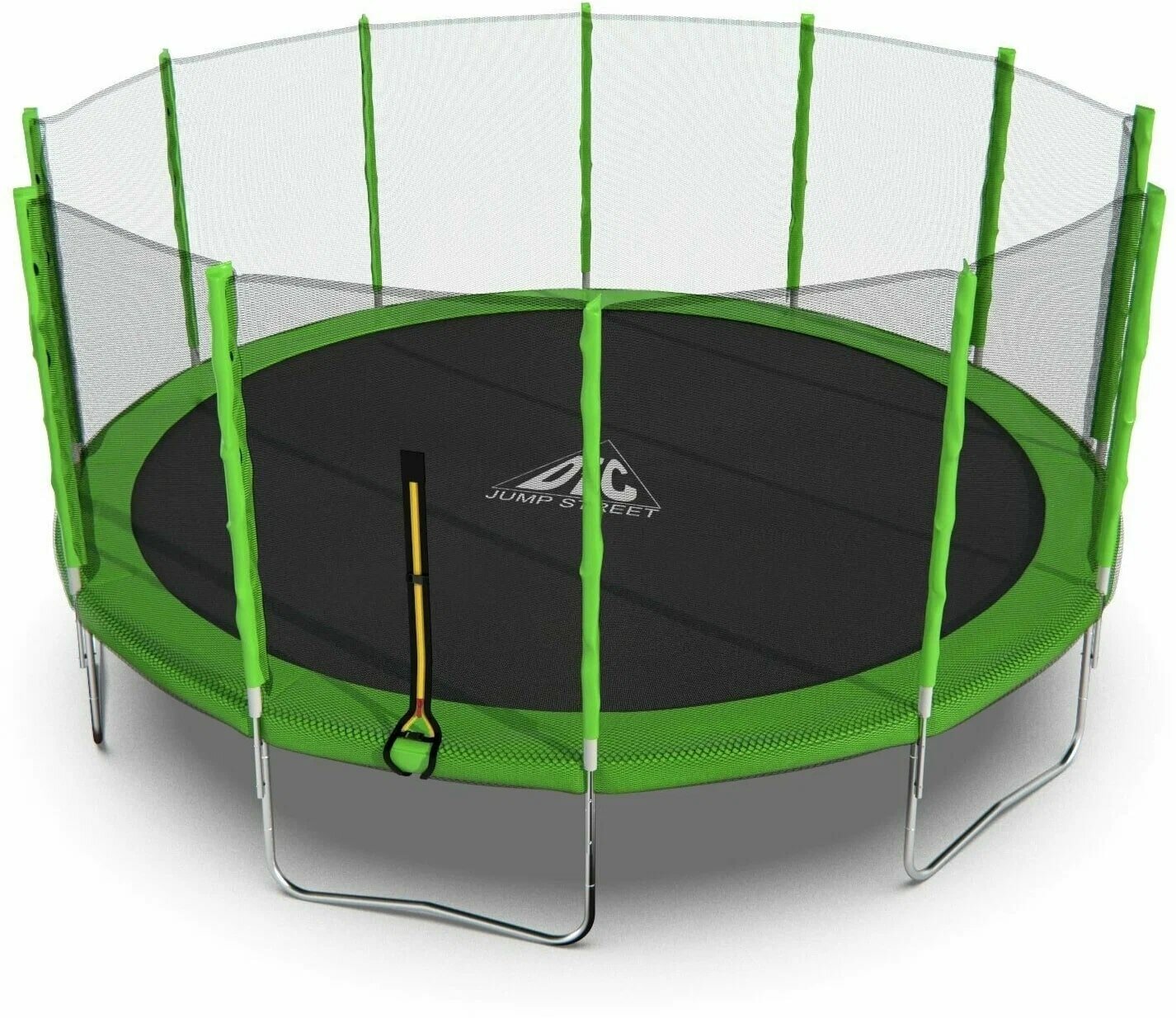 Батут DFC Trampoline Fitness 16FT-TR-LG с сеткой, диаметр 488 см,