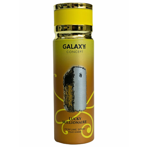 Дезодорант Galaxy Concept Lucky Millionaire парфюмированный мужской 200мл слива ренклод теньковский