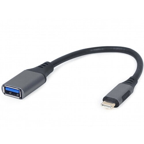 Адаптер Cablexpert A-USB3C-OTGAF-01 USB3.0 Cm-Af с поддержкой OTG - 0.15м чёрный