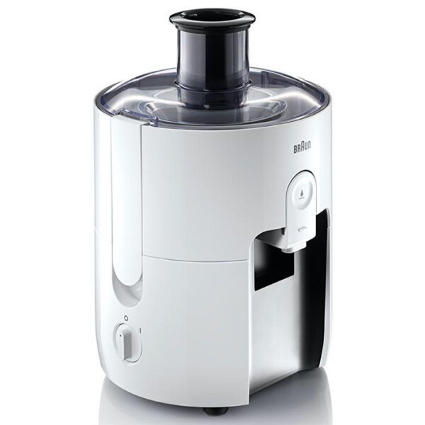Соковыжималка Braun "SJ3100", центробежная, 500Вт, 1 скорость, белая — фото 1