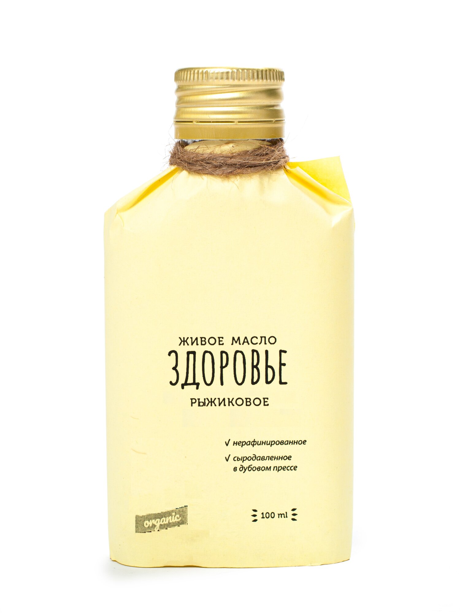 фото Масло рыжиковое сыродавленное в дубовой бочке, 100 мл