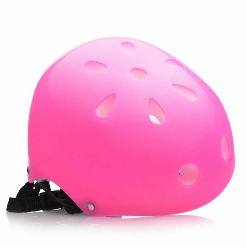 Шлем детский защитный розовый "Спортик" для роликов, самоката, скейтборда