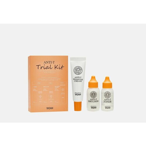 Набор для ухода за проблемной кожей YADAH ANTI-T Trial Kit точечный крем для проблемной кожи yadah anti t red zero spot cream 15 мл