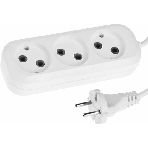 Электрический удлинитель ПВС 075кв мм 3 гнезда 1300Вт 3м 380₽