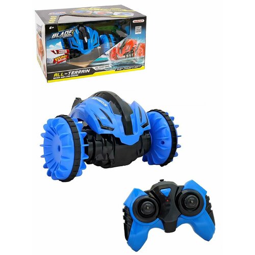 Машина Амфибия перевертыш на ру синяя 666-803А-KR1 1705₽