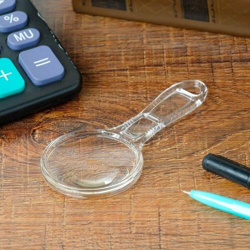 Лупа с прозрачным корпусом 3х 6х d55см 467₽