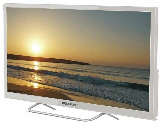 24" Телевизор POLARLINE 24PL52TC, HD, белый