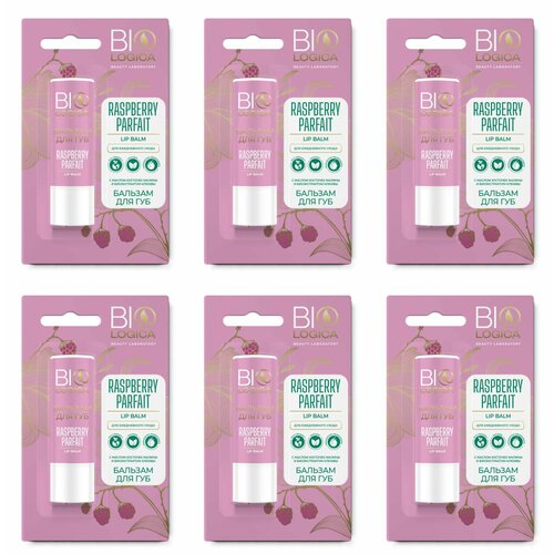 Biologica Бальзам для губ Rasberry Rapit, 6 шт