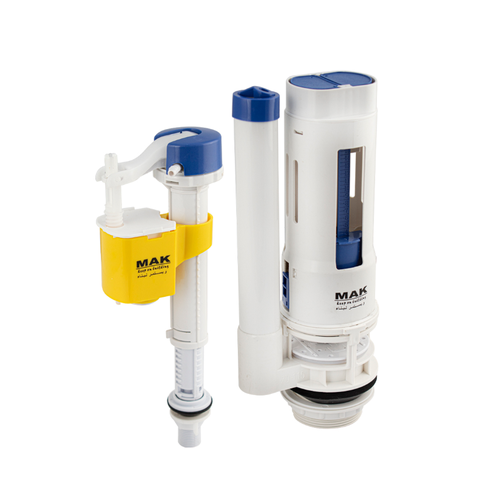 Комплект для бачка унитаза впускной нижний и выпускной клапан на две кнопки 1589₽