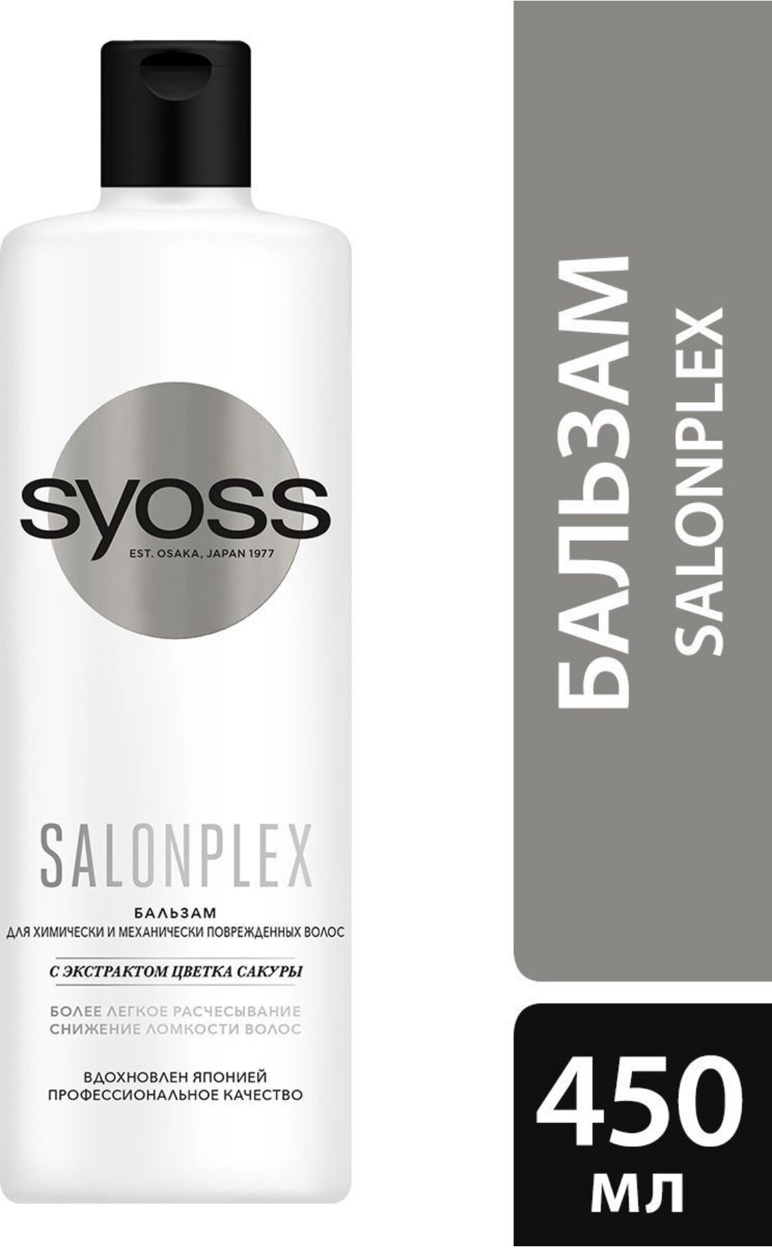 SYOSS бальзам SALONPLEX для химически и механически поврежденных волос, 450 мл