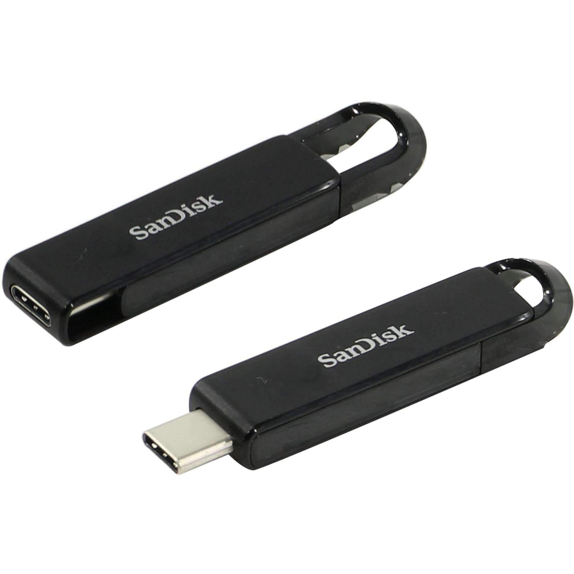 Флешка USB (Type-C) SANDISK 32ГБ, USB3.1, черный - фото №17