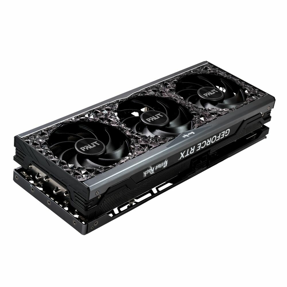 Видеокарта Palit RTX4070Ti GAMEROCK 12288 МБ, RET (ned407t019k9-1045g) - фото №16