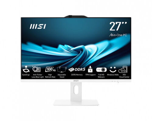 Моноблок AIO MSI PRO AP272P 14M-664XRU 9S6-AF8322-804 (27", Core i7 14700/ 16 ГБ/ SSD 512 ГБ/ UHD Graphics 770) Белый - фото №1