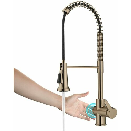 Смеситель Kraus ( KSF-1691SFACB ), Spot Free Antique Champagne Bronze