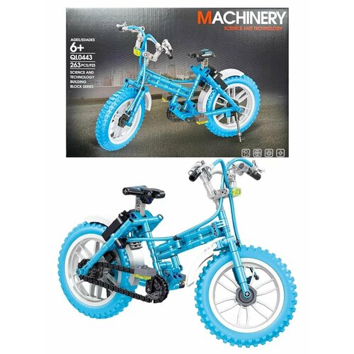 Конструктор MACHINERY Велосипед - голубой 263дет QL0443 762₽