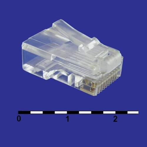 RJ45 (TP-10P10C) UTP, Разъём RJ , 1 гнездо
