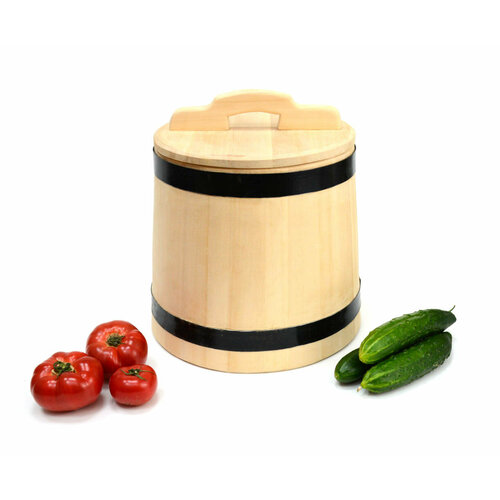 Кадка деревянная из кедра для засолки 15 литров 6880₽