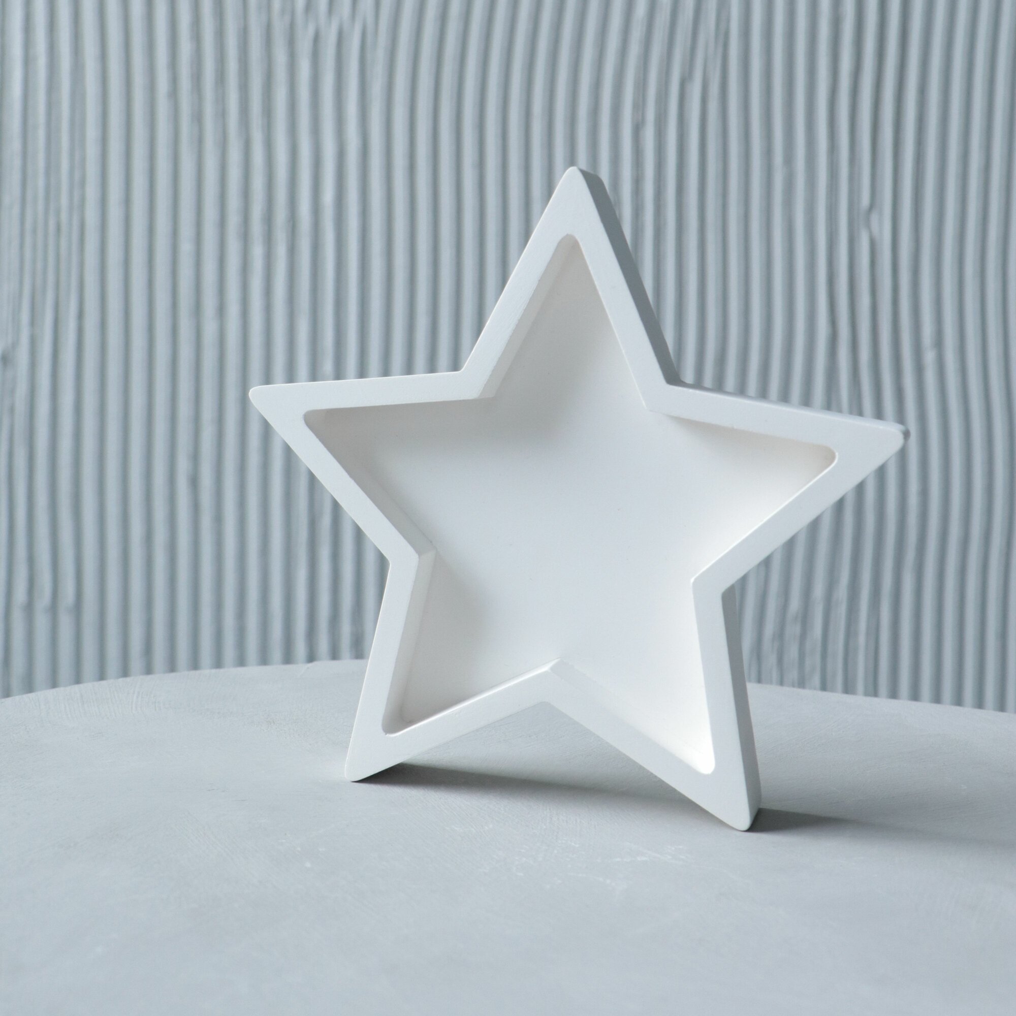 Декоративный поднос в форме пятиконечной звезды 18 см