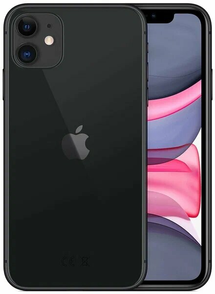 Смартфон Apple iPhone 11 256 ГБ, nano SIM+eSIM, черный — фото 1