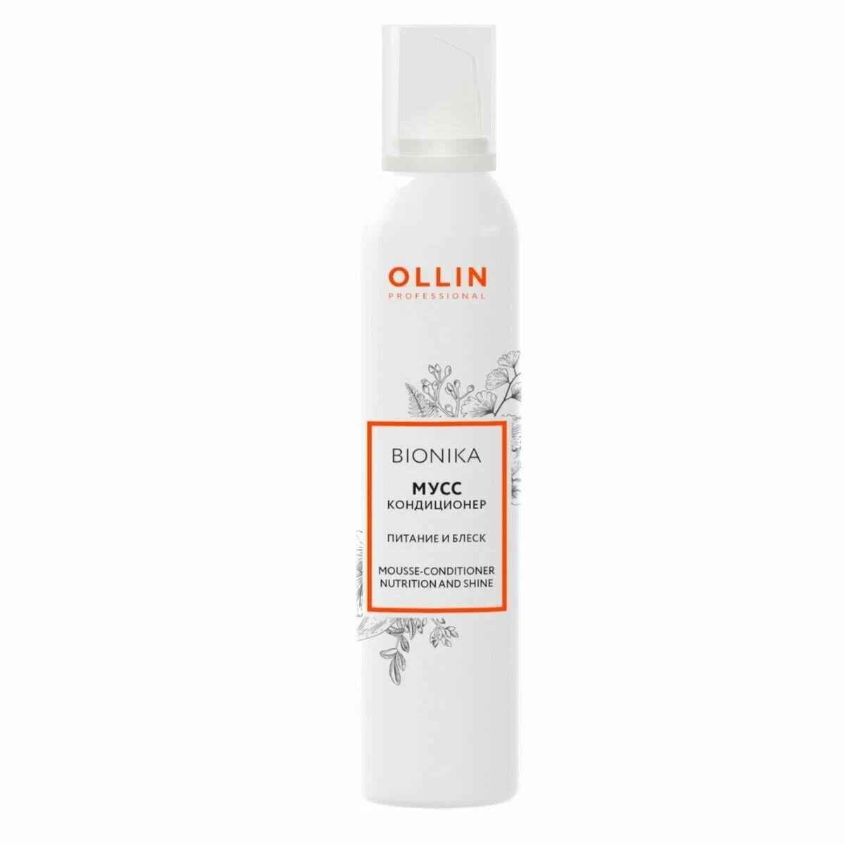 OLLIN PROFESSIONAL Мусс-кондиционер для волос Питание и блеск BIONIKA 250мл