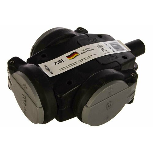 Тройник из натуральной резины ABL IP54 16A 2PE 250V 1173563 7556₽