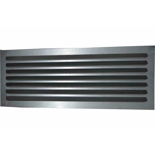 Решетка жалюзийная накладная из листовой оцинкованной стали с наружными жалюзи 320x835 мм ООО Вентмаркет RG000152 2806₽