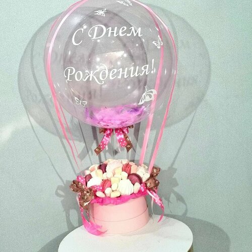 Букет из зефира на день рождения сладкий букет 5580₽