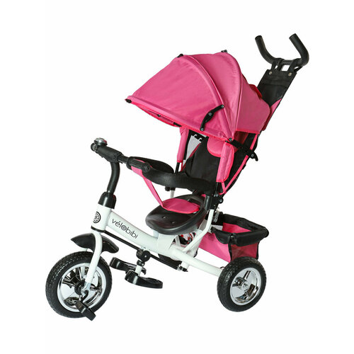 Велосипед 3-х колесный Velobibi Венера розовый колеса EVA 108 ВЛ-0871 12490₽