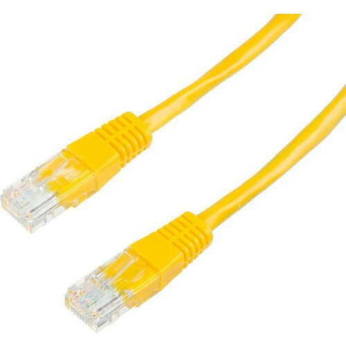 Патч-корд BigTech OPCC022 UTP CCA кат5e3млитой многожильный желтый 990₽